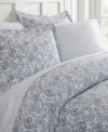 Ienjoy Home Tranquil Sleep Patterned Duvet Cover Set, Twin/twin Xl In Navy Paisley