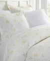 Ienjoy Home Tranquil Sleep Patterned Duvet Cover Set, Twin/twin Xl In White Spring Vines