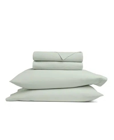 Ienjoy Home Ultra Soft 160-thread Count Cotton 4-p.c. Sheets Set, Queen In Green