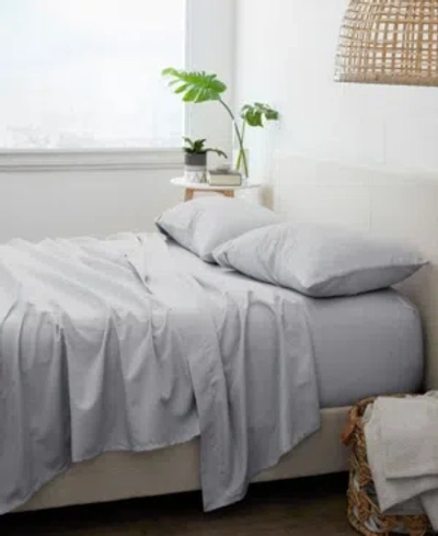 Ienjoy Home Ultra Soft Flannel 3-pc. Sheet Set, Twin In Light Gray