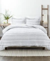 Ienjoy Home Ultra Soft Romantic 3-pc. Duvet Cover Set, Full/queen In Light Gray Geo Threads