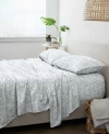 Ienjoy Home Ultra Soft Violets Pattern 3-pc. Sheet Set, Twin In Violets