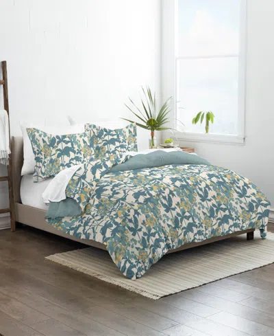 Ienjoy Home Utra Soft Reversible 2-pc. Duvet Cover Set, Twin In Teal