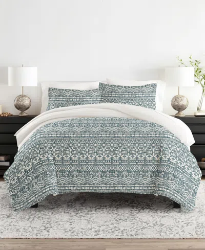 Ienjoy Home Utra Soft Reversible 3-pc. Duvet Cover Set, Full/queen In Gray