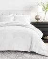 Ienjoy Home Waffle Textured 2-piece Comforter Set, Twin/twin Xl In White