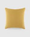 Ienjoy Home Washed And Distressed Decorative Pillow, 20" X 20" In Mustard