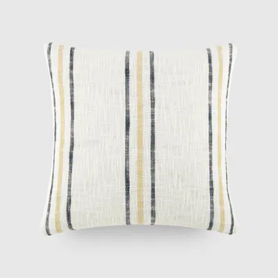 Ienjoy Home Yarn-dyed Cotton Decor Throw Pillow In Bengal Stripe