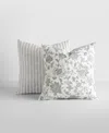 Ienjoy Home Yarn-dyed Patterns 2-pack Decor Pillows, 20" X 20" In Gray