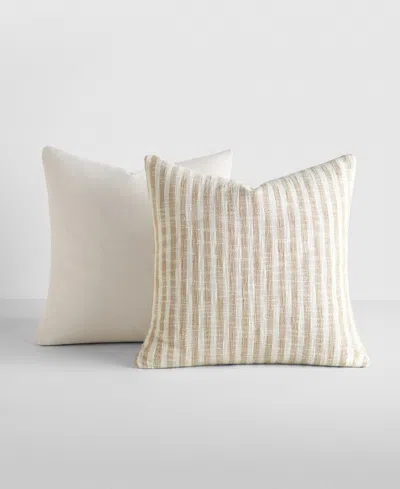 Ienjoy Home Yarn-dyed Patterns 2-pack Decor Pillows, 20" X 20" In Multi