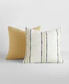 Ienjoy Home Yarn-dyed Patterns 2-pack Decor Pillows, 20" X 20" In Yellow