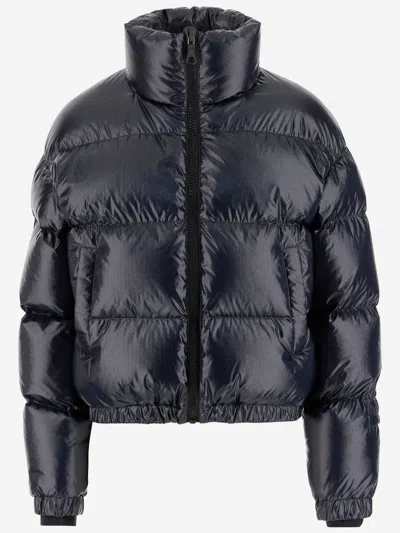 Ienki Ienki Apres Ski Cool Down Jacket With Glitter In Blue