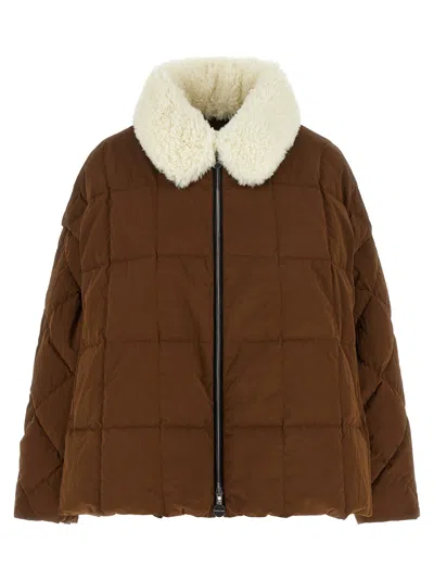 Ienki Ienki Arco Down Jacket In Brown