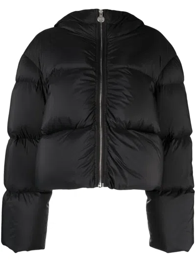 Ienki Ienki Hooded Kenny J Boxy Down Jacket In Black