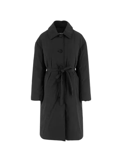 Ienki Ienki Belted Down Coat In Black