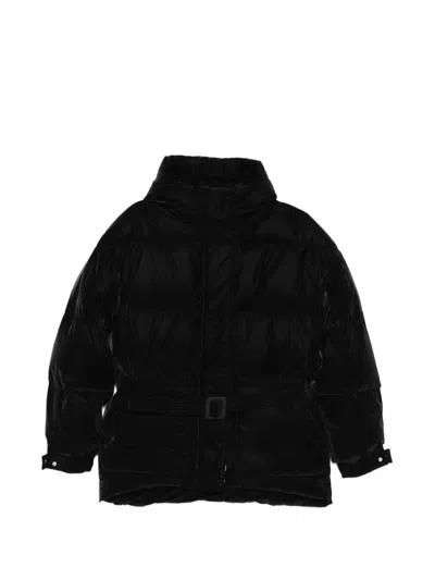 Ienki Ienki Belted Puffer Jacket In Black