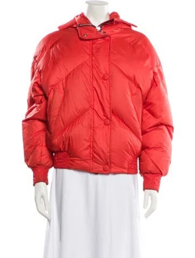 Pre-owned Ienki Ienki Bomber Jacket In Orange