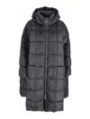 Ienki Ienki Pyramid Leon Long Down Jacket In Gray