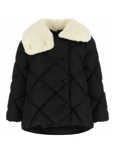 Ienki Ienki Black Queen Down Jacket In Powder Black