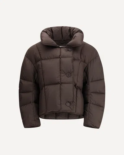 Ienki Ienki Cozy Cloud Micro Jacket In Brown