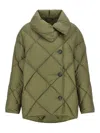 Ienki Ienki Quilted High-neck Jacket In Multi