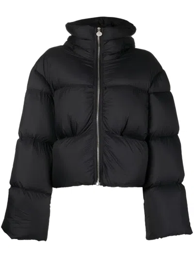 Ienki Ienki Cropped Puffer Jacket In Black