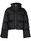 Ienki Ienki Bear Kenny Zip-up Puffer Jacket In Black