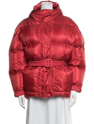 Pre-owned Ienki Ienki Down Jacket In Red