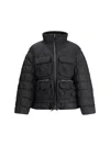Ienki Ienki Ember Quilted-pocketed Jacket In Black