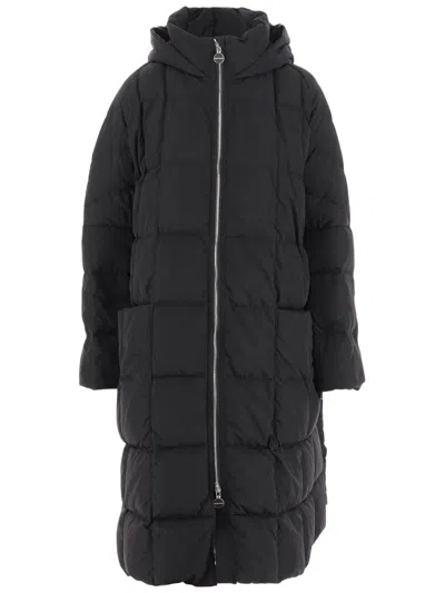 Ienki Ienki Ennio Pyramide Long Down Jacket In Black