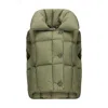 Ienki Ienki Green Nylon Sleveless Jacket In Green