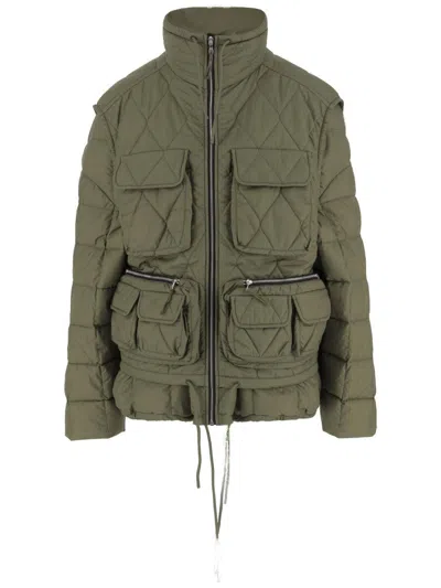 IENKI IENKI HIGH NECK PADDED NYLON JACKET