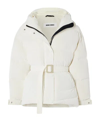 Ienki Ienki Hooded Down Jacket In White