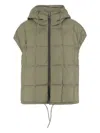 Ienki Ienki Cozy Bow Vest Made Of Nylon In Green