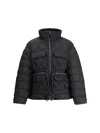 Ienki Ienki Ember Quilted-pocketed Jacket In Black