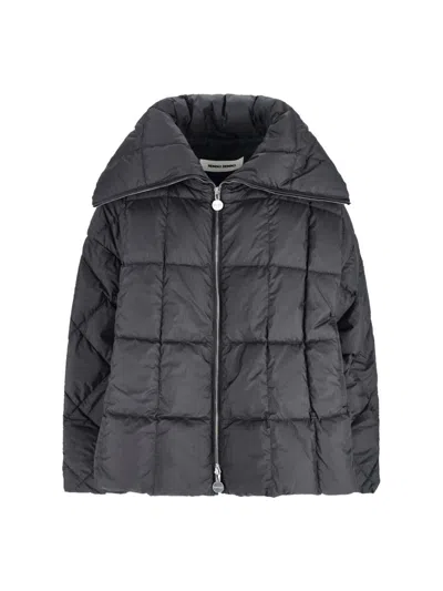 Ienki Ienki Zip Down Jacket In Black