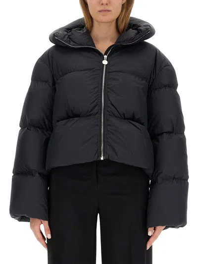 Ienki Ienki Cropped Puffer Jacket In Black