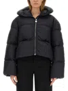 Ienki Ienki Bear Kenny Zip-up Puffer Jacket In Black