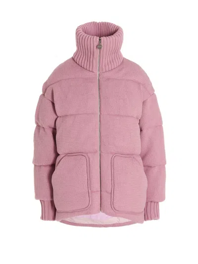 Ienki Ienki Knit Down Jacket In Purple