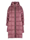 Ienki Ienki Maxi Pyramid Leon Down Jacket In Purple