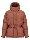 Ienki Ienki Quilted Belted Jacket In Brown