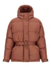 Ienki Ienki Quilted Belted Jacket In Multi