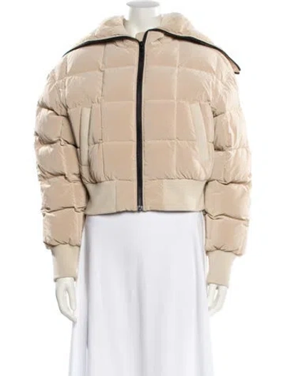 Pre-owned Ienki Ienki Nylon Striped Jacket In Neutral