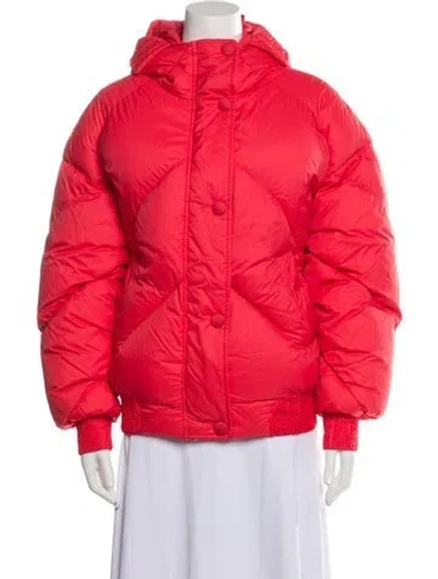 Pre-owned Ienki Ienki Parka In Red