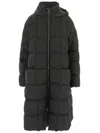 Ienki Ienki Long Down Jacket "pyramid" In Black