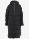 Ienki Ienki Pyramid Ennio Long Down Jacket In Black