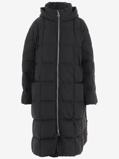 Ienki Ienki Maxi Pyramid Leon Down Jacket In Black