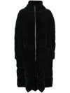 Ienki Ienki Pyramide Hooded Padded Coat In 黑色