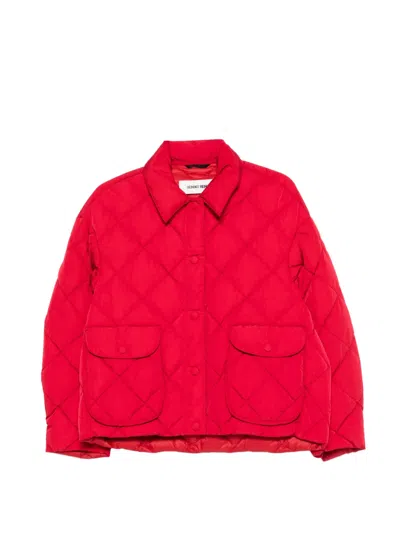 Ienki Ienki Quilted Pocket Jacket In Red