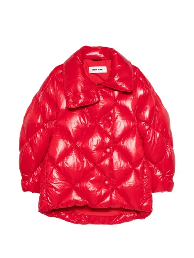 Ienki Ienki Quilted Puffer Jacket In Red