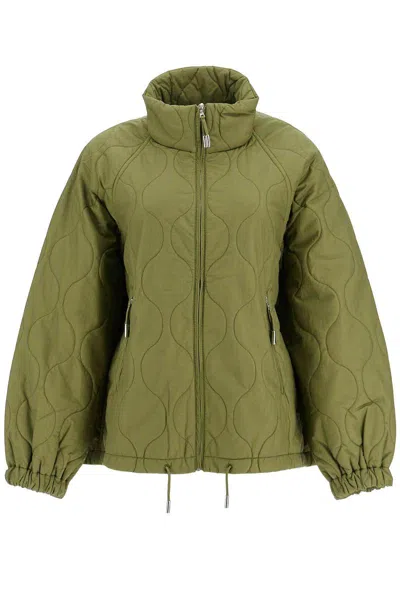 Ienki Ienki Quilted Trial Jacket In Green